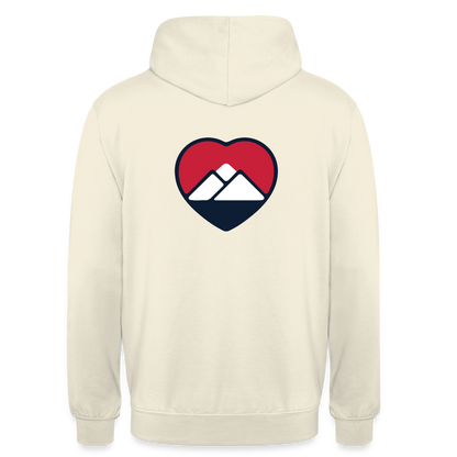 HEART P’ALPES Hooded Sweatshirt - vanilla