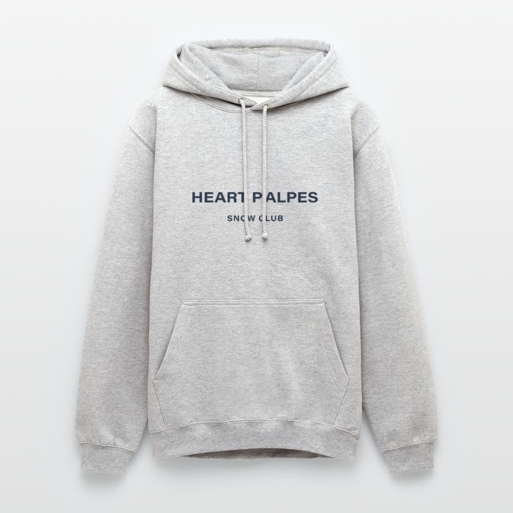 HEART P’ALPES Hooded Sweatshirt - light heather grey