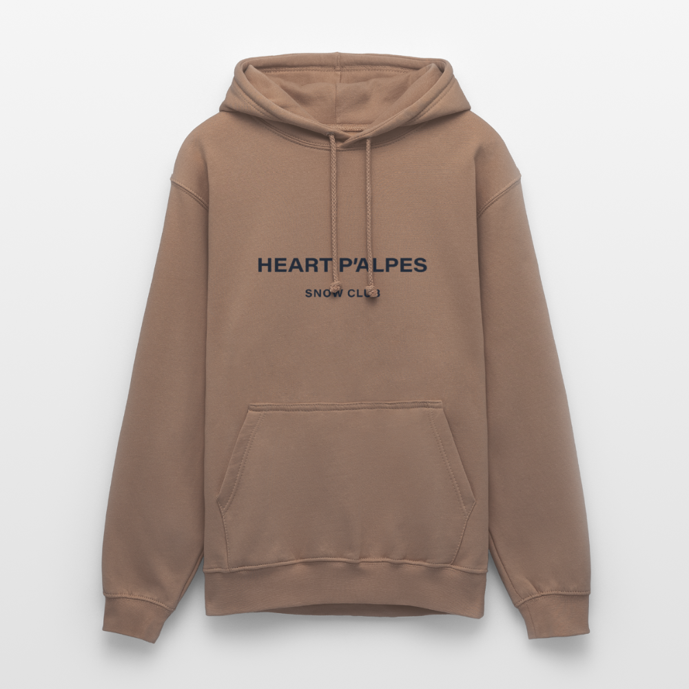 HEART P’ALPES Hooded Sweatshirt - mocha