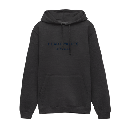 HEART P’ALPES Hooded Sweatshirt - charcoal grey
