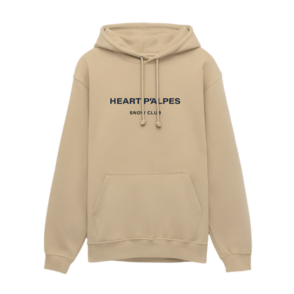 HEART P’ALPES Hooded Sweatshirt - beige
