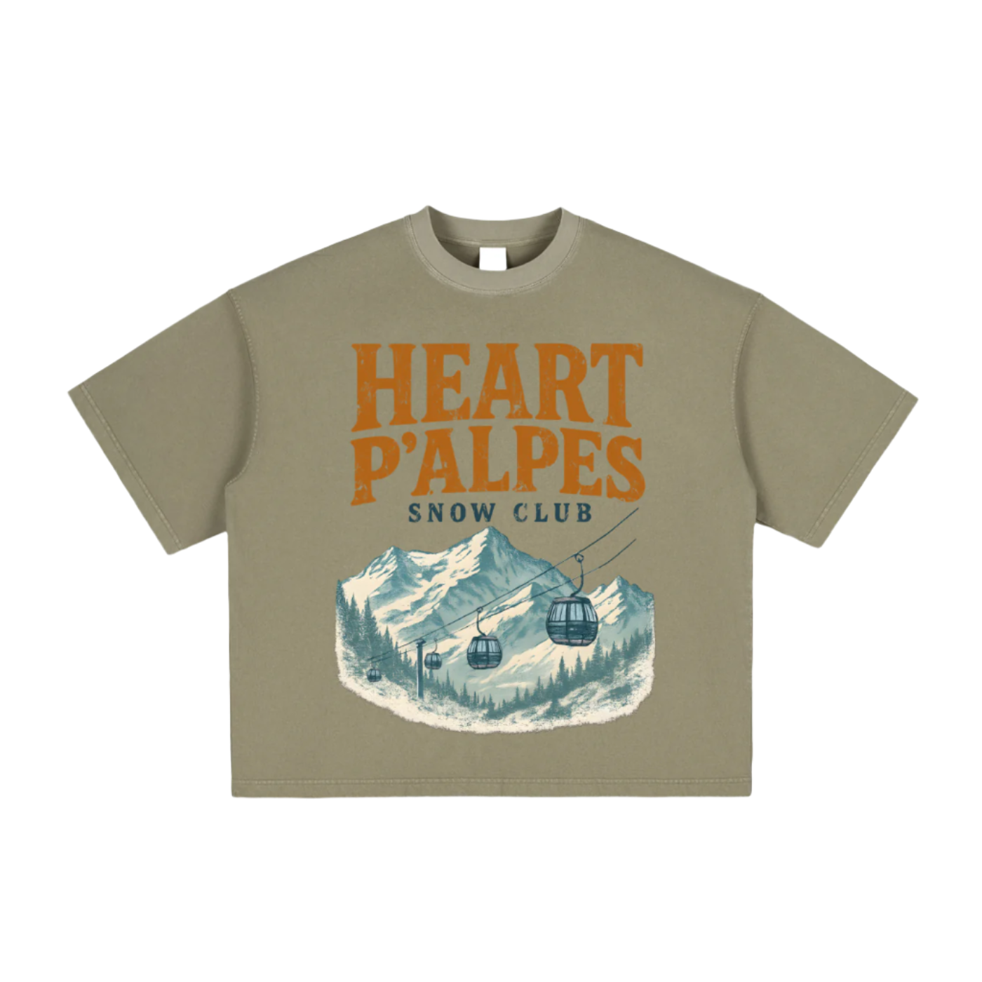 Outofseason,Boxy fit,Tee,T shirt,Box,Faded,Vintage,Western,Summer