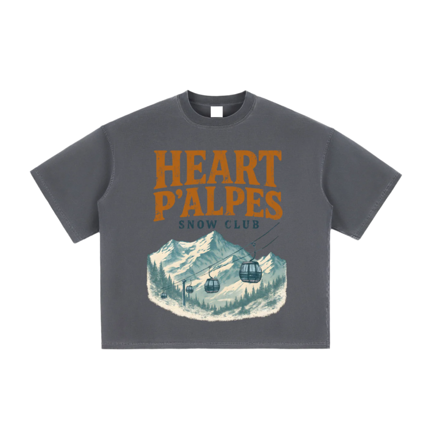 Outofseason,Boxy fit,Tee,T shirt,Box,Faded,Vintage,Western,Summer